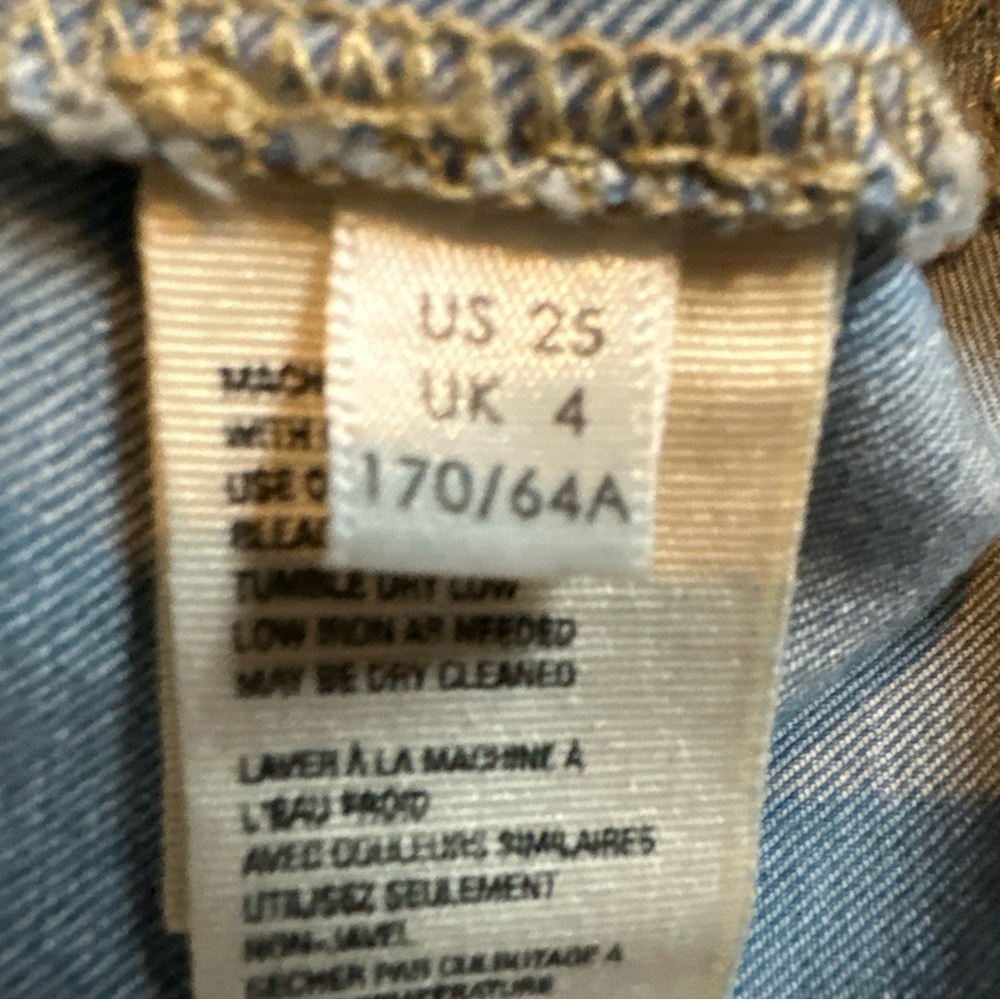 FREE PEOPLE Just Float On Super Flare Bell Bottom Jeans-Blue Rinse-Size 25 (1) - Picture 14 of 16